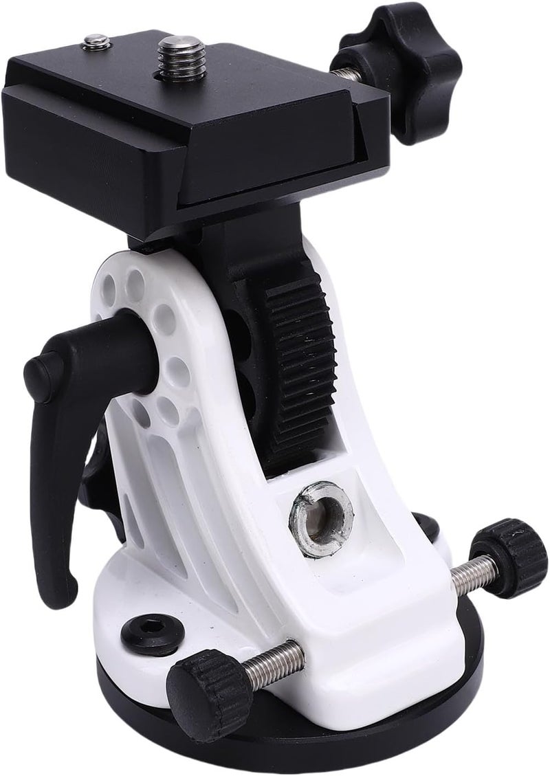 Dpofirs Telescope Mount, Latitude Adjustment Seat, 90 Degree Adjustable, Aluminum Alloy Latitude Base Mount, for Astronomy Telescope Accessory (White) - Image 3